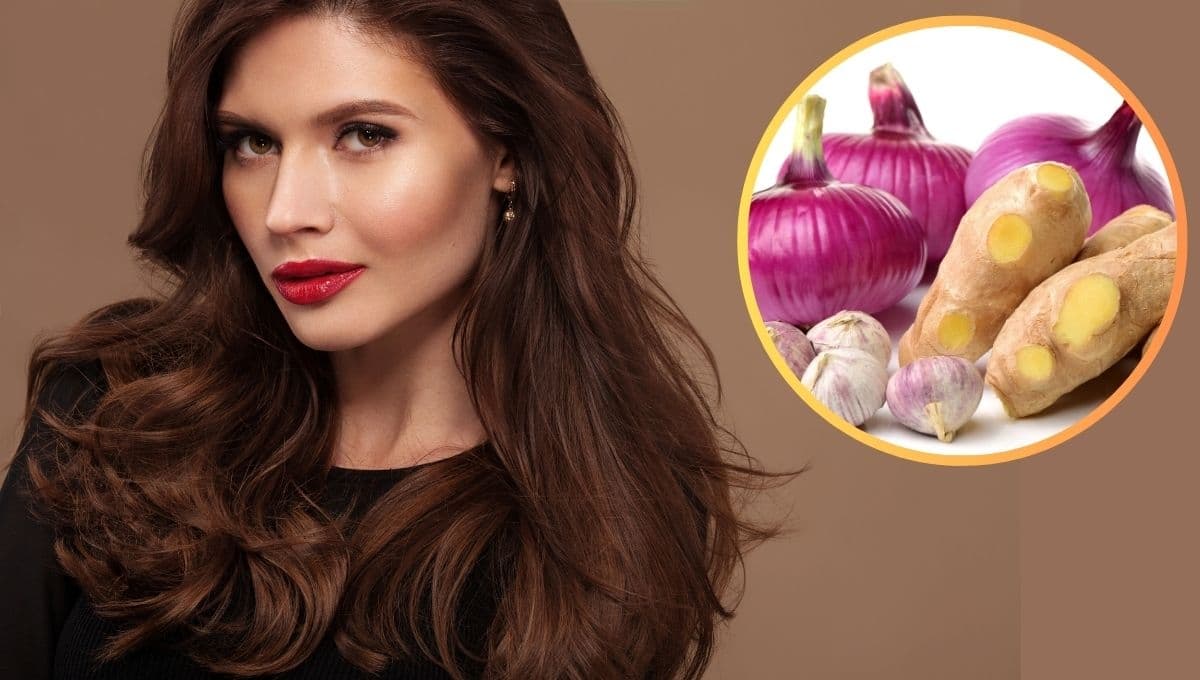 El tónico de jengibre y cebolla que te ayudará a crecer tu cabello rápido