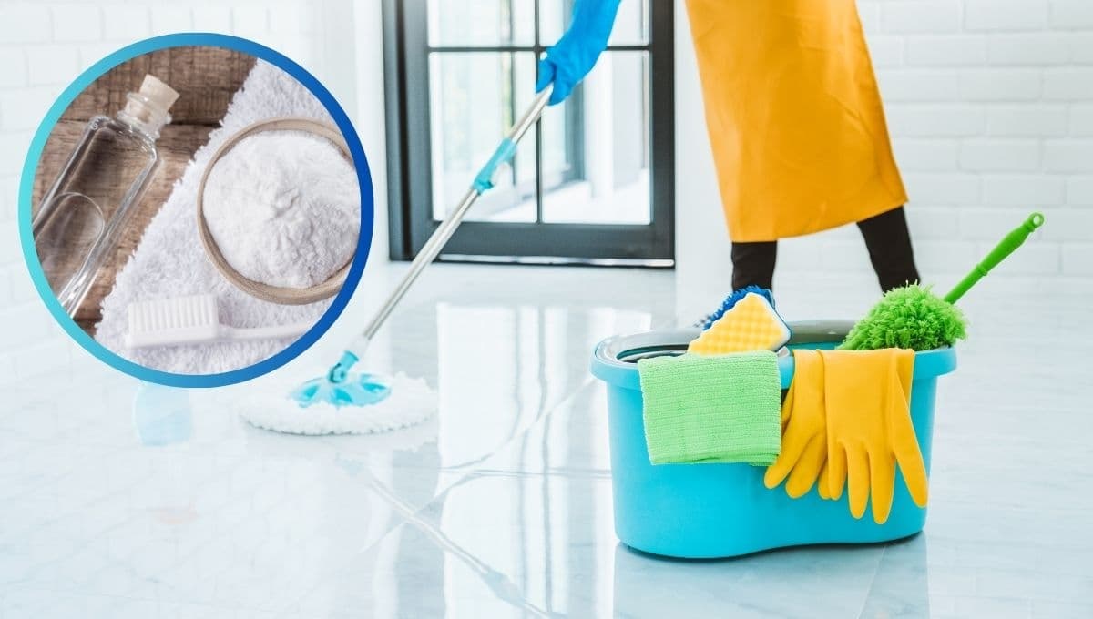 ¿Cómo limpiar la casa con vinagre y bicarbonato?