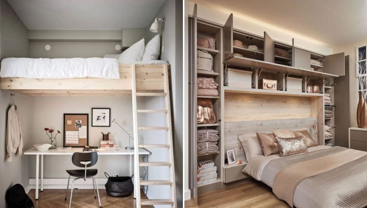 ¿Cómo acomodar bien las cosas en un cuarto pequeño?