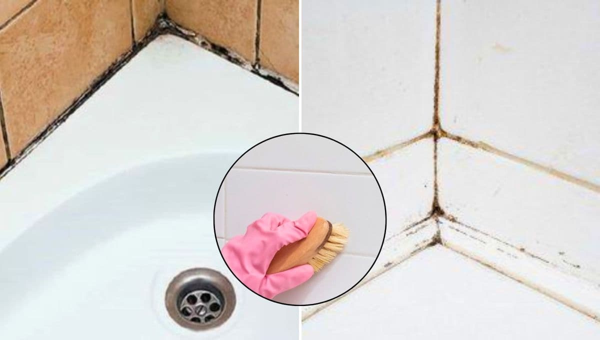 ¿Cómo quitar lo negro de las juntas de los azulejos del baño?