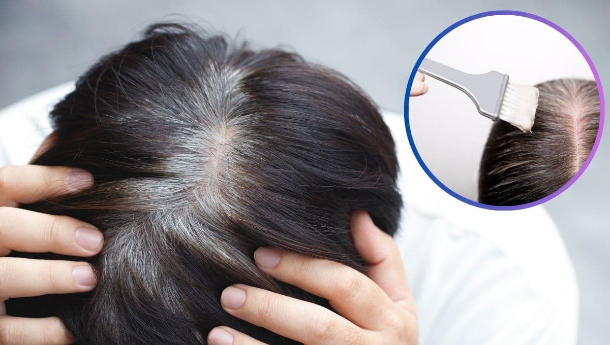 ¿Cómo oscurecer el cabello con canas?