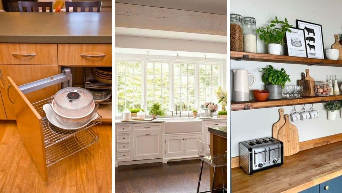 5 ideas para decorar una cocina sin muebles y que luzca ordenada