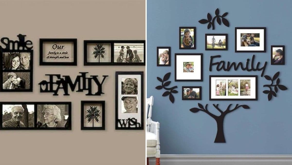 5 ideas para decorar una pared con fotos familiares