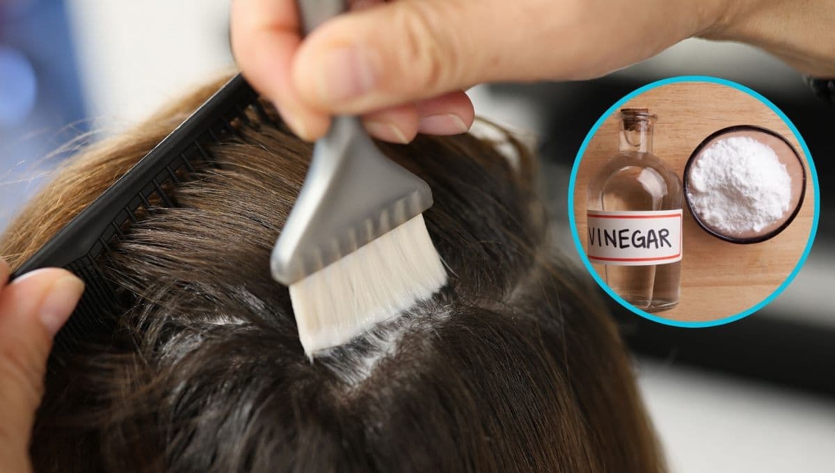 ¿Cómo aclarar el cabello con vinagre y bicarbonato?