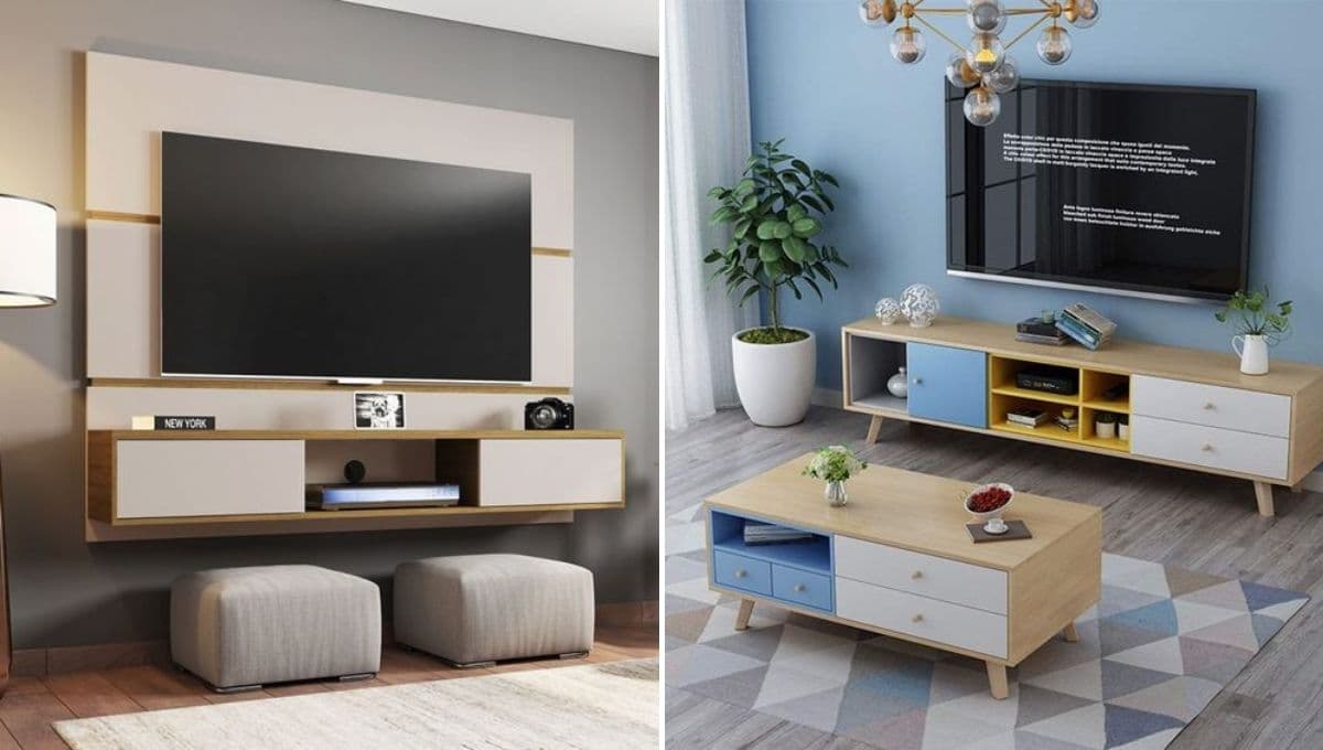 7 estilos de muebles para poner la TV en tu sala