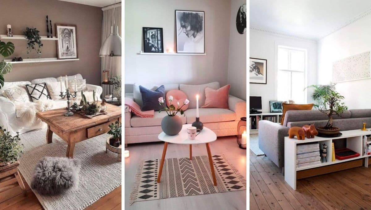 7 estilos de muebles para sala pequeña
