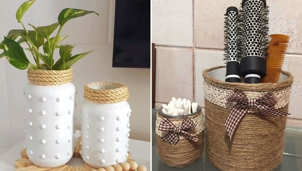 Decoración del baño: 7 ideas para decorar con materiales reciclados