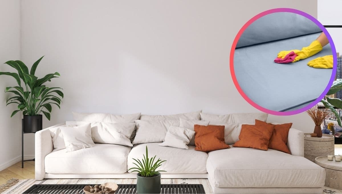 ¿Cómo limpiar un sillón de tela muy sucio sin mojarlo? El ingrediente para dejarlo como nuevo