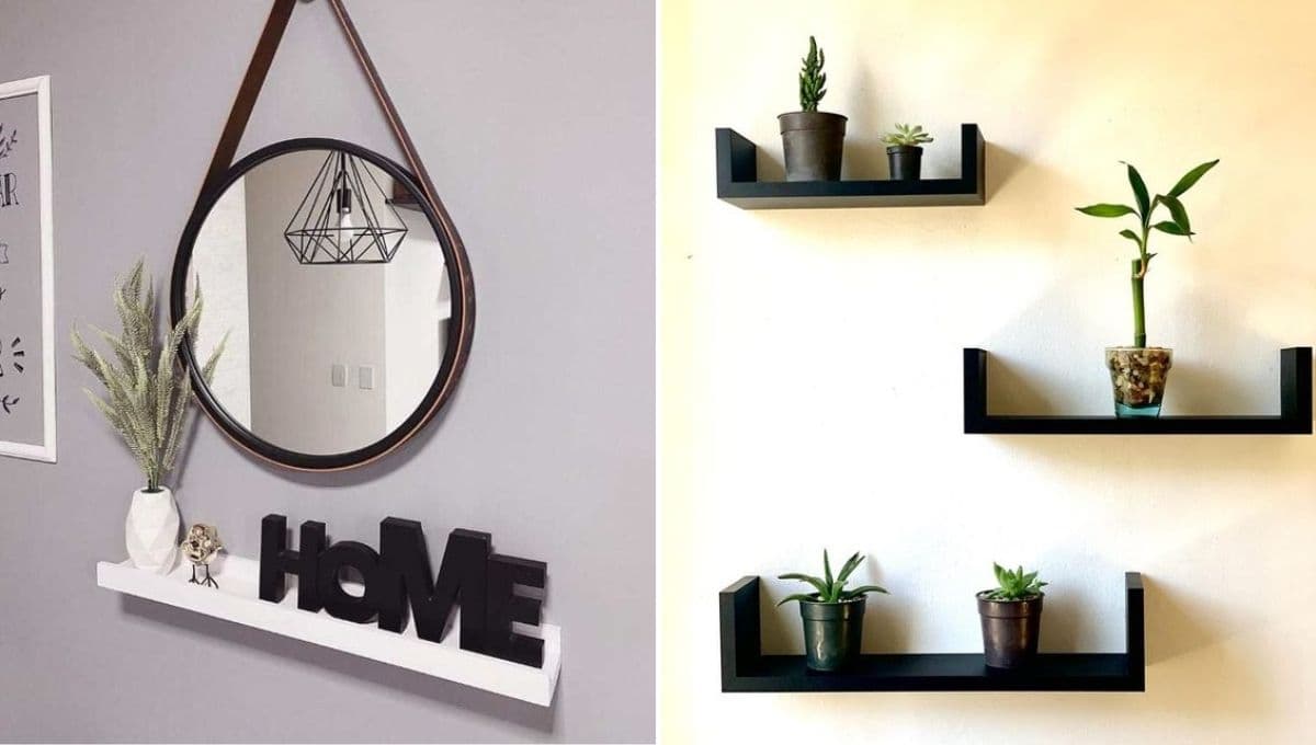 ¿Cómo poner repisas flotantes en la pared? 5 ideas para decorar