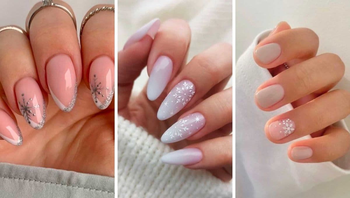 Nail art con copos de nieve: 5 diseños de uñas imperdibles para este invierno