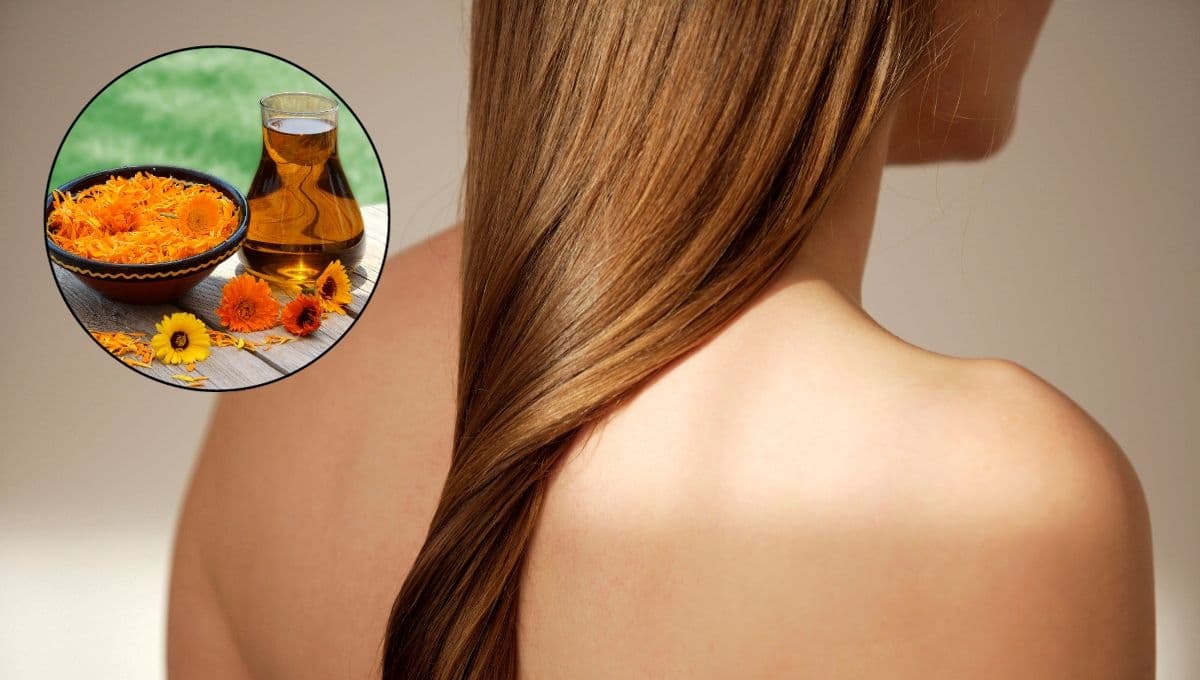 El tónico con una flor para hidratar el cabello muy seco y darle brillo: tutorial
