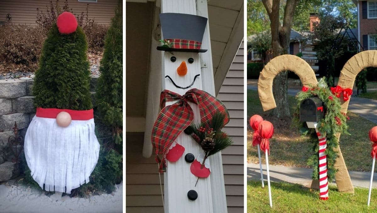Ideas para decorar un jardín pequeño de Navidad sin gastar mucho dinero