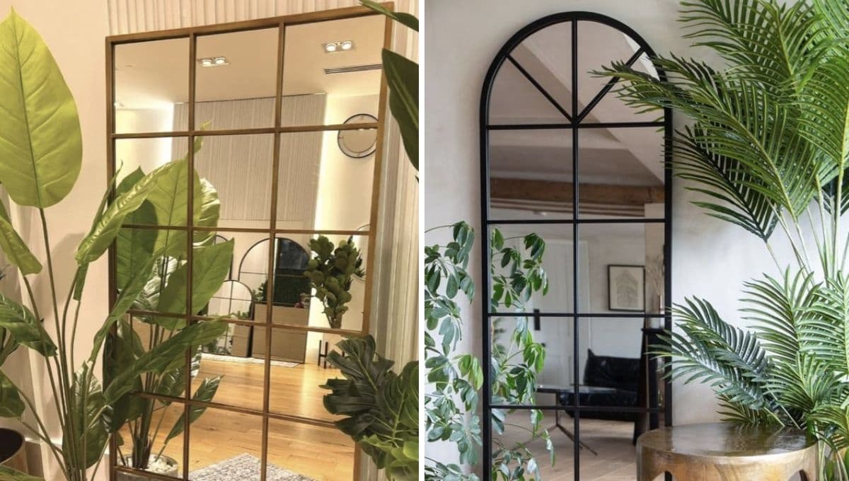 Ideas de espejos que parecen ventanas perfectas para la sala o la cocina