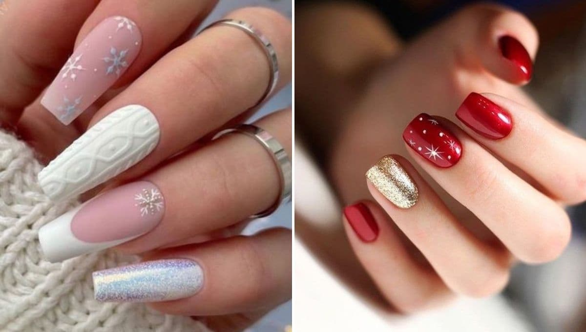 Uñas navideñas: 6 diseños con nail art para deslumbrar en las posadas