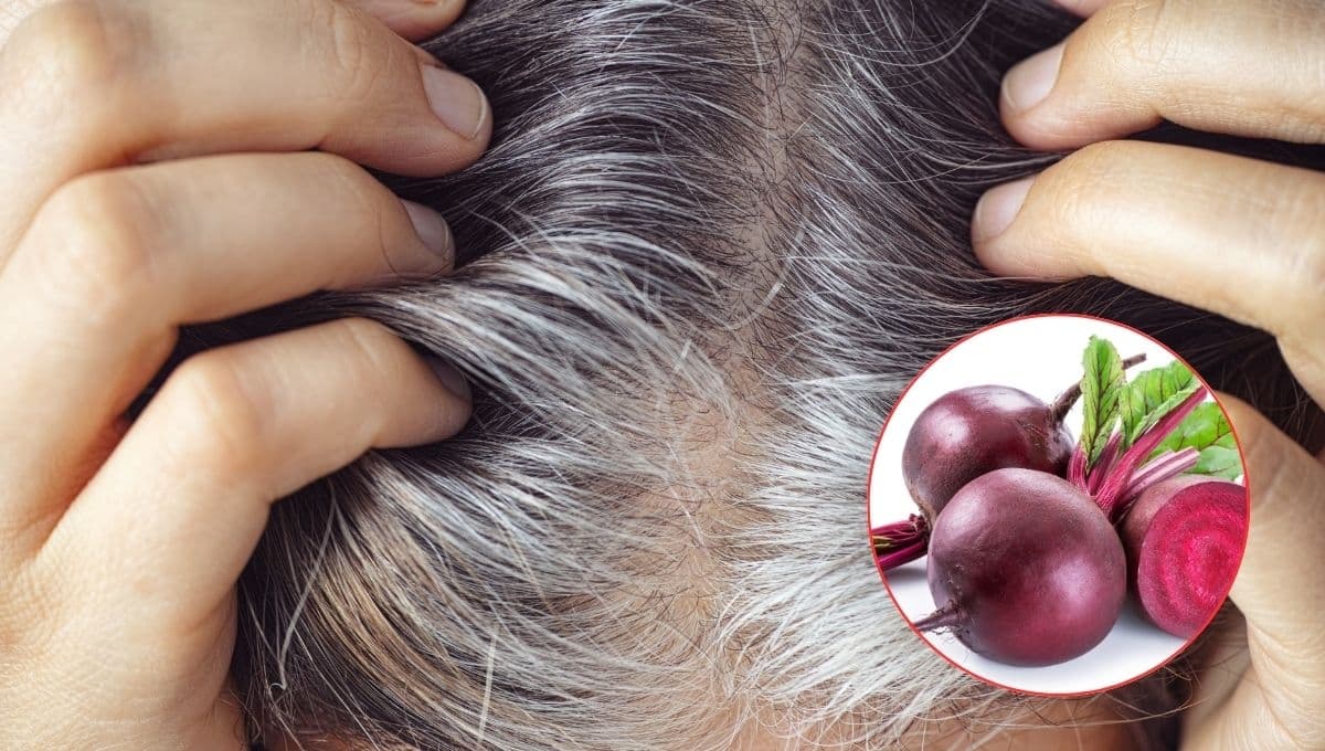 Tinte casero de remolacha para matizar las canas y quitar los reflejos