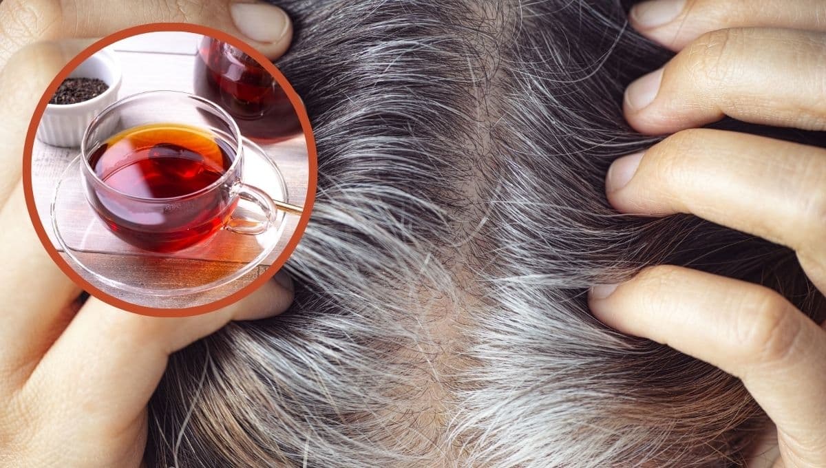 El ingrediente natural que debes agregar a tu shampoo para oscurecer las canas: tutorial
