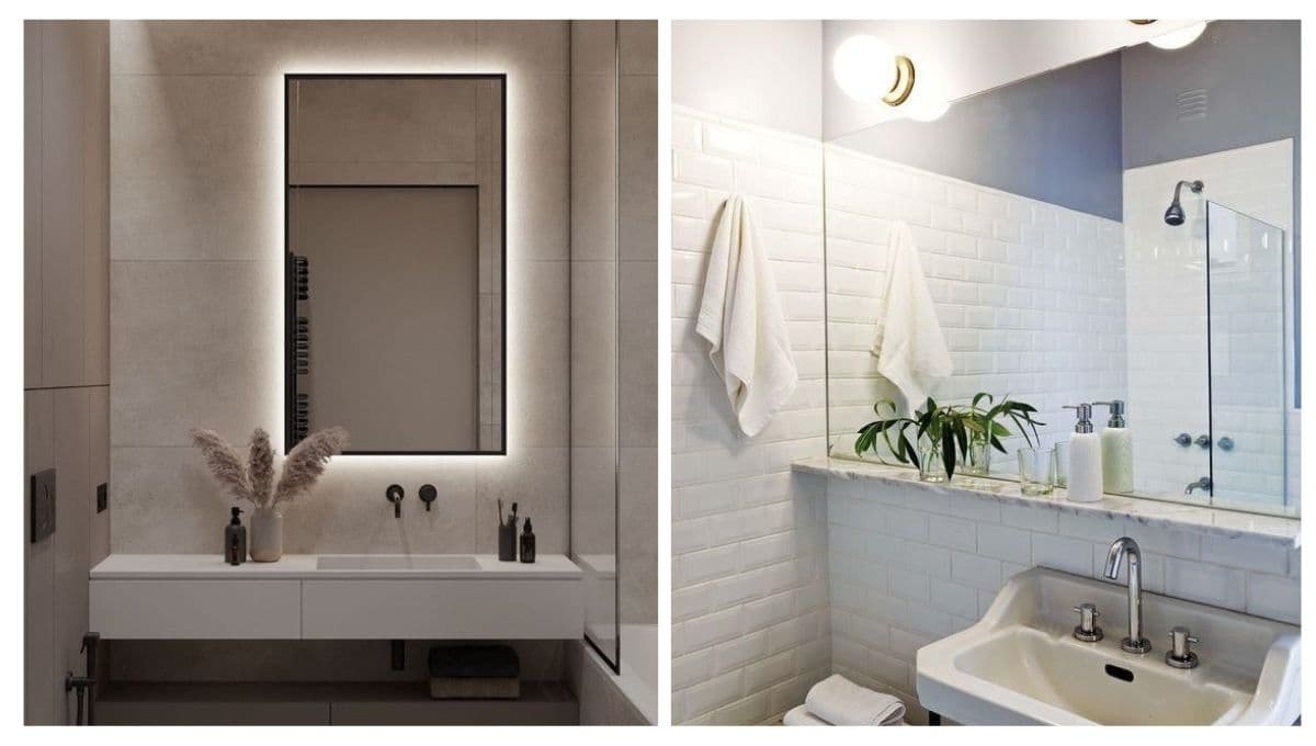 Inspírate con estas 4 ideas de espejos para baños pequeños