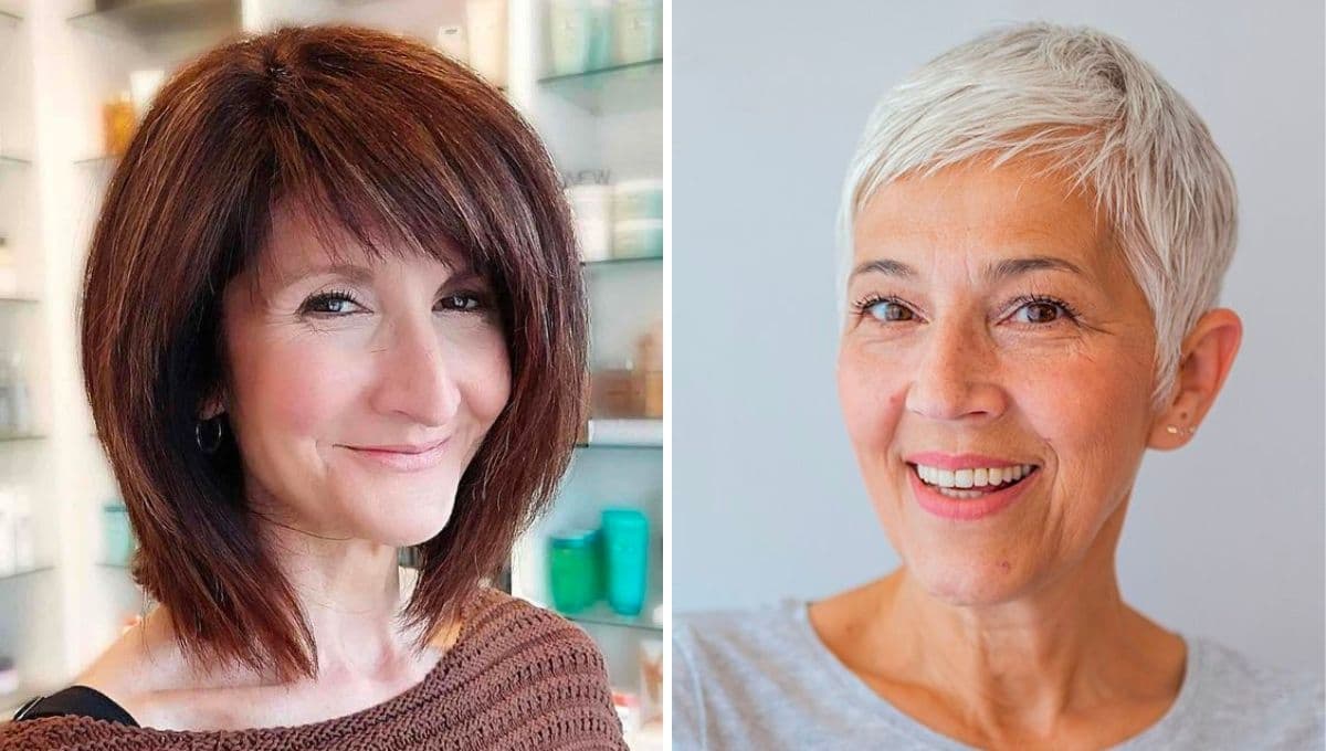 4 cortes de pelo corto para mujeres de 50 a 60 años que te hacen ver más joven