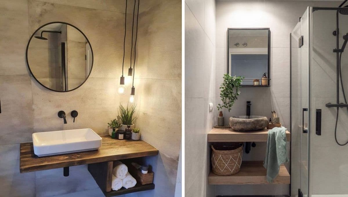 Optimiza un baño pequeño con estas claves para que luzca más grande