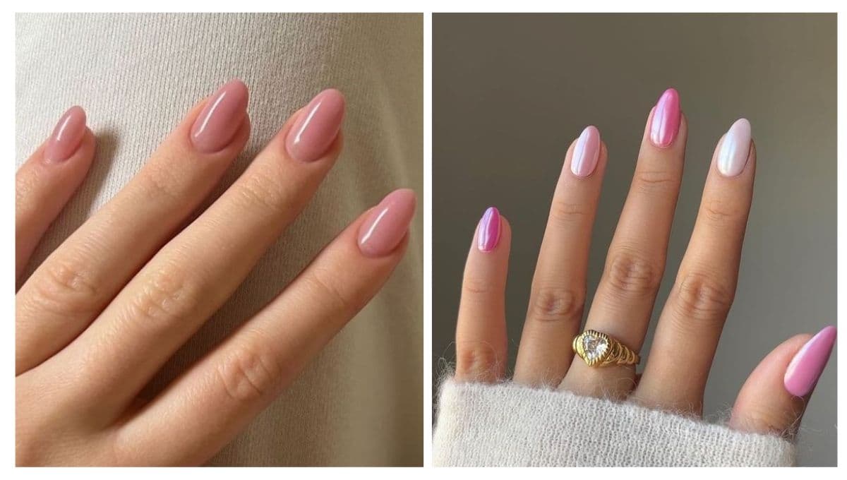 ¿Qué significa el color rosa en las uñas? 3 diseños para manicura corta