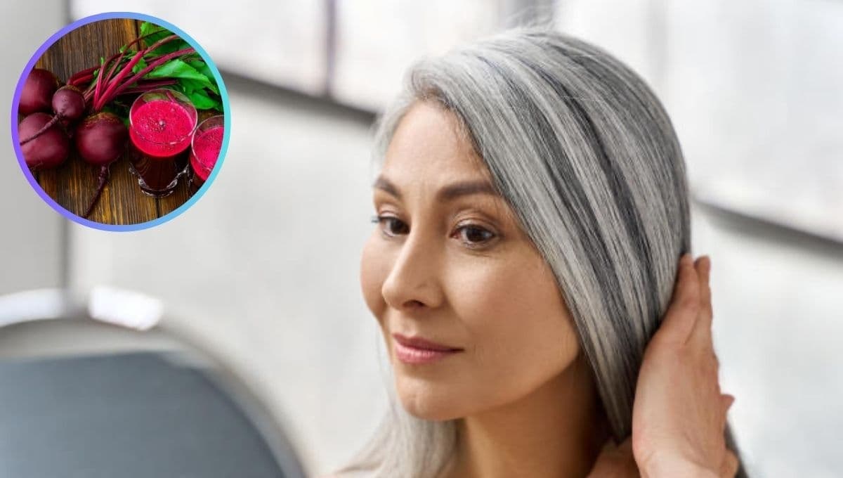 El tinte casero antiedad que cubre las canas y las matiza plateadas