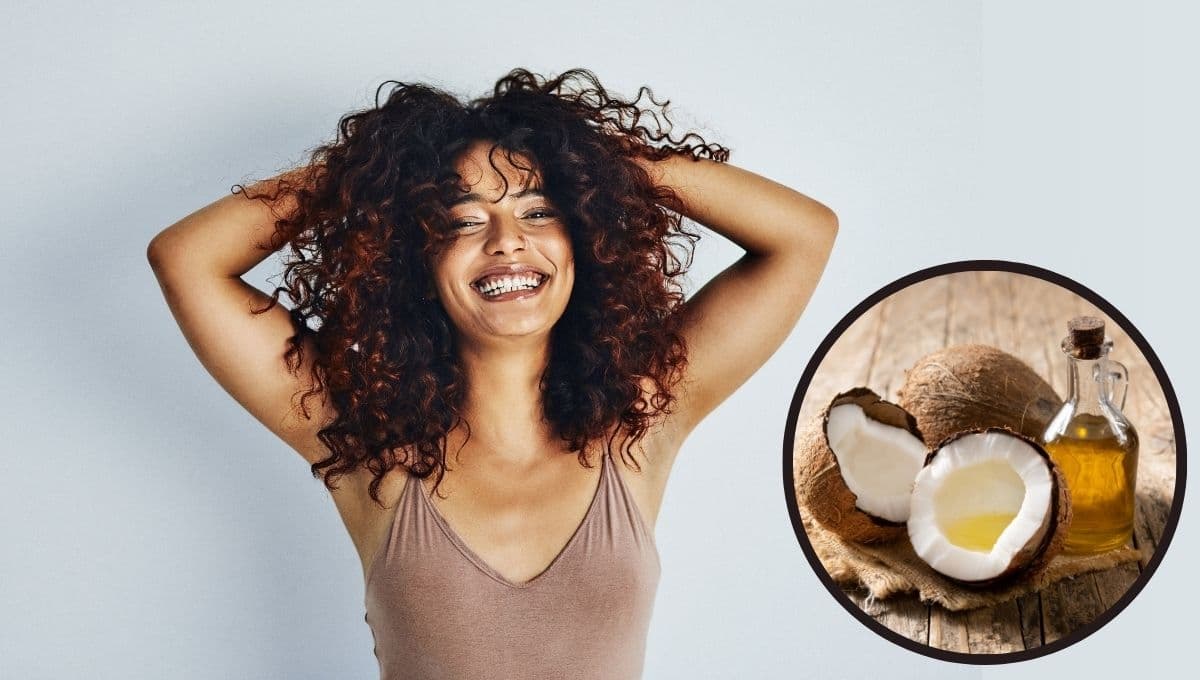 ¿Cómo reparar el cabello rizado y decolorado? 3 mascarillas con aceite de coco para hidratarlo