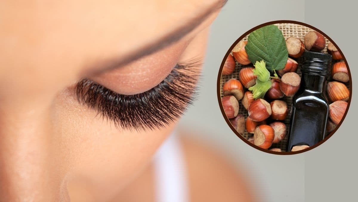 El aceite de avellanas para hacer crecer tus pestañas largas y oscuras