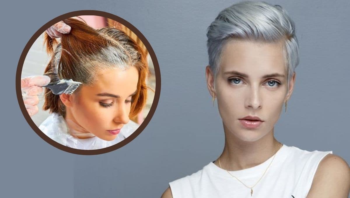 Cómo hacer un tinte gris plata casero con pocos ingredientes para lucir tus canas