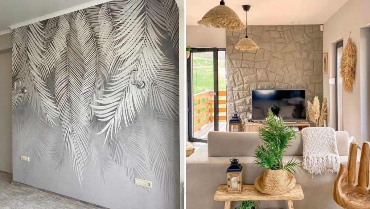 4 ideas de papel tapiz para remodelar tu sala sin tener que pintar la pared