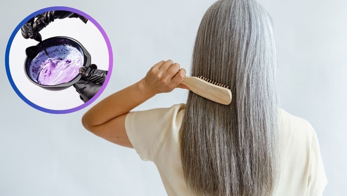 Cómo hacer tinte casero color gris para las canas: paso a paso