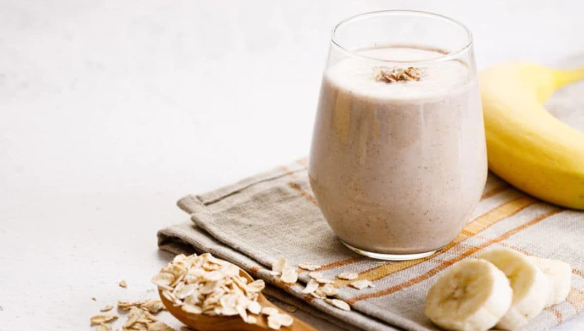 El nutritivo licuado de avena con manzana para perder peso