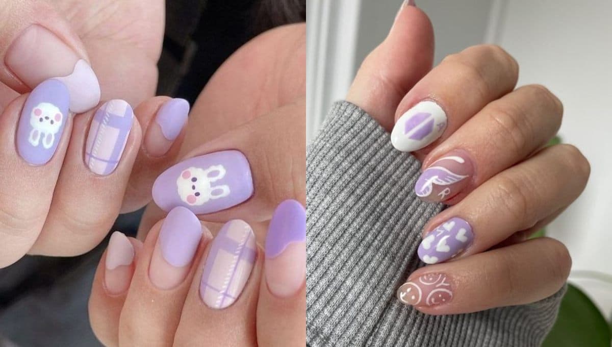 5 diseños de uñas acrílicas inspiradas en BTS