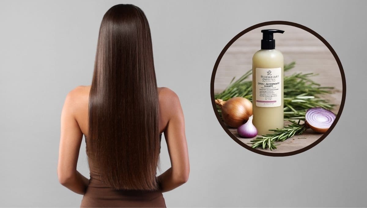 Cómo hacer shampoo de cebolla y romero para acelarar el cremiento del cabello