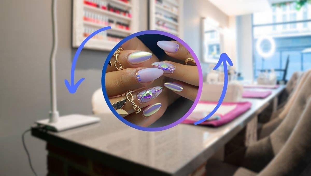 La sofisticación en tu manicura: 5 diseños de uñas con efecto gema