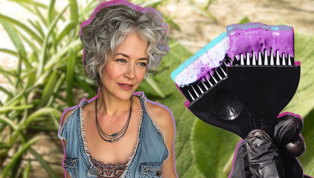 Deshazte de las canas con esta mezcla de plantas que oscurecen y crecen el cabello