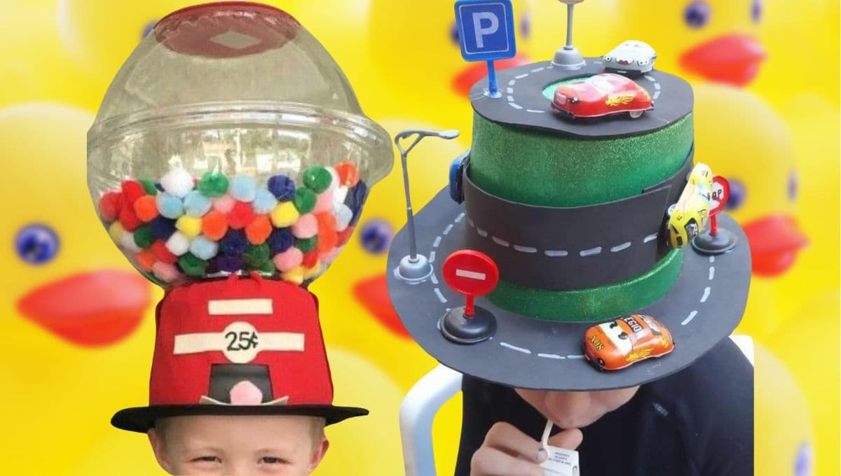Sombreros locos para niños: 5 ideas con material reciclado
