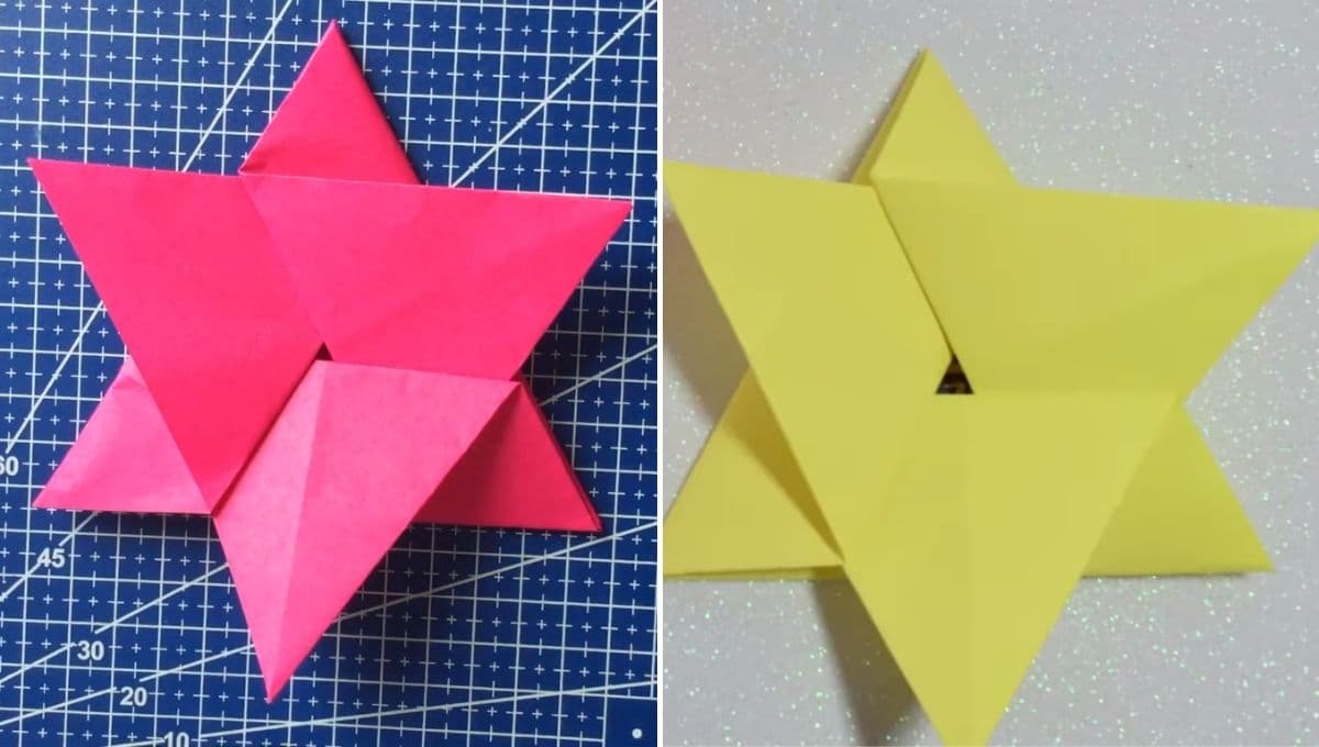 Cómo doblar una carta en forma de estrella: paso a paso