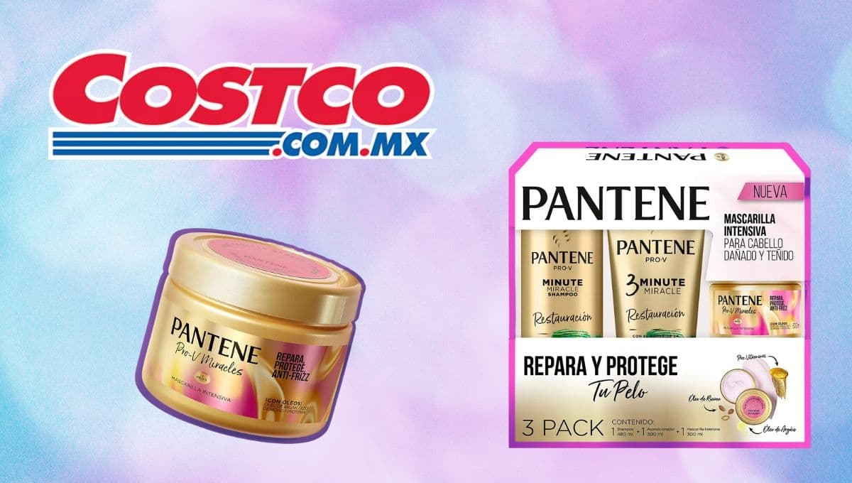 Costco tiene el kit de Pantene para restaurar el cabello maltratado a un super precio