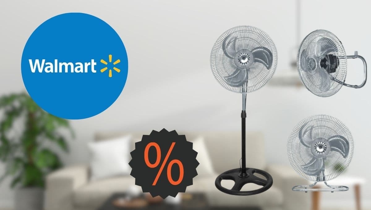 Walmart pone a precio regalado su ventilador de pie con más del 50% de descuento