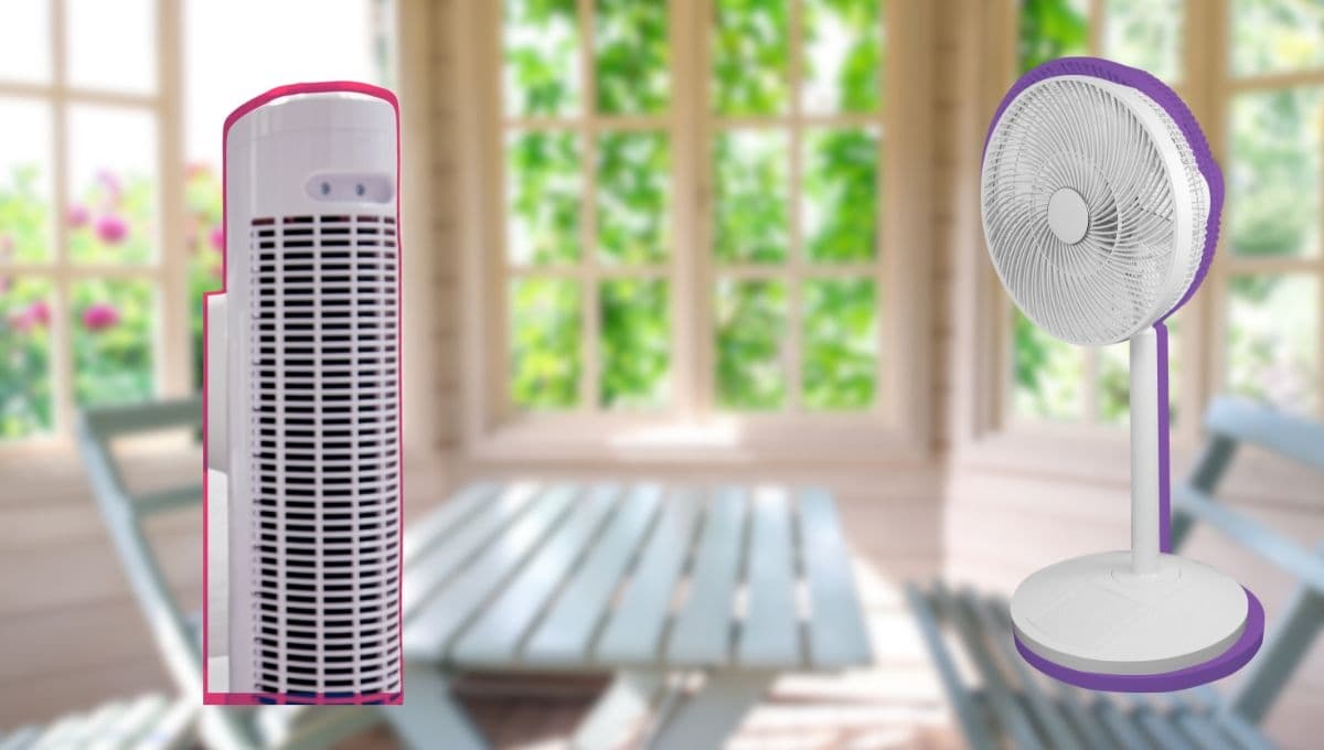 ¿Ventilador de torre o de pie? Diferencias y cuál te conviene para refrescar tu casa