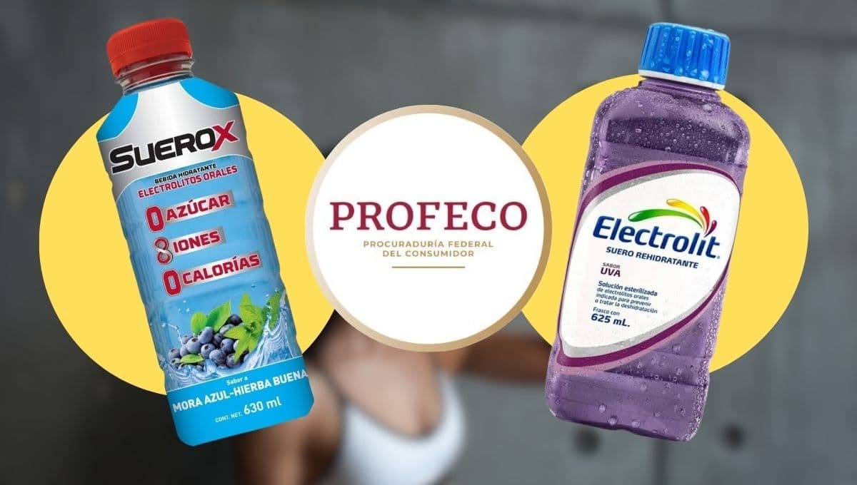 Suerox vs Electrolit: ¿cuál es mejor para hidratarse, según Profeco?