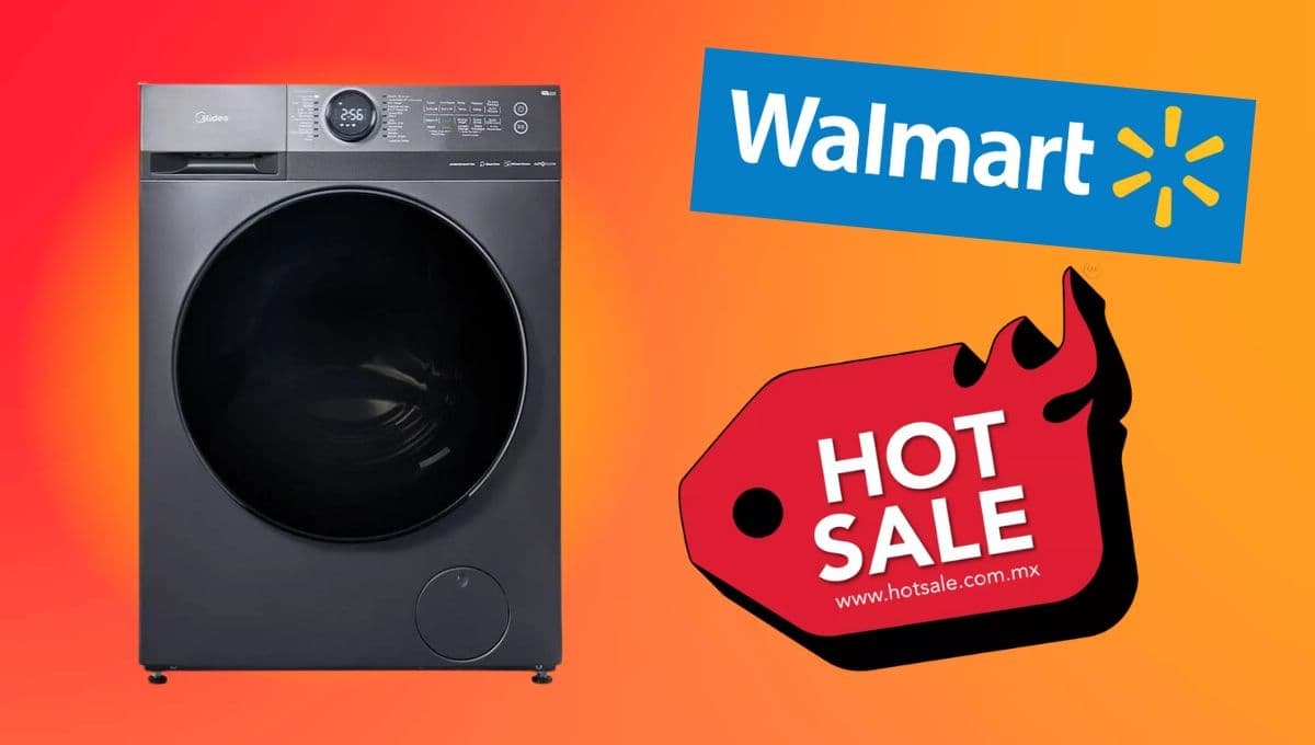 Hot Sale 2024: Walmart tiene la lavadora-secadora de 15 kg con más de 9 mil pesos de descuento