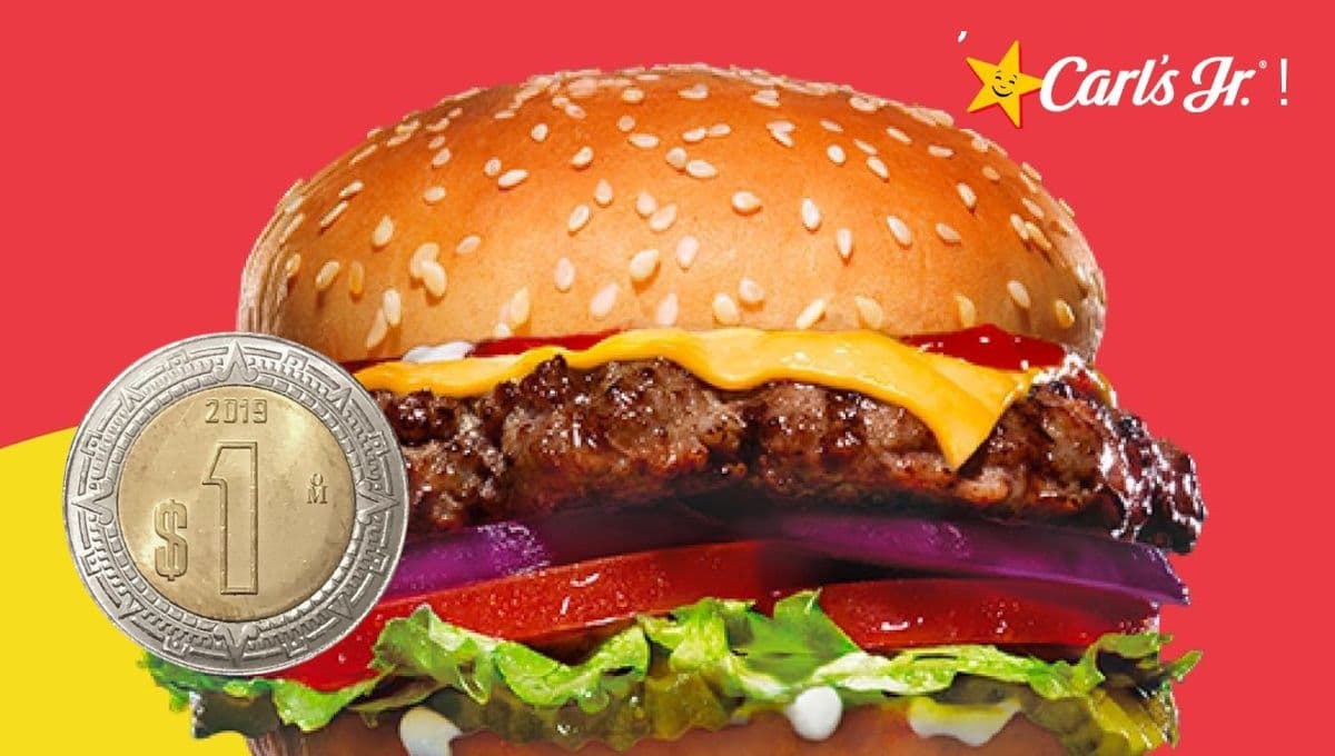 Carl’s Jr celebra el Día de la Hamburguesa con hamburguesas en 1 peso: ¿cómo comprarlas?