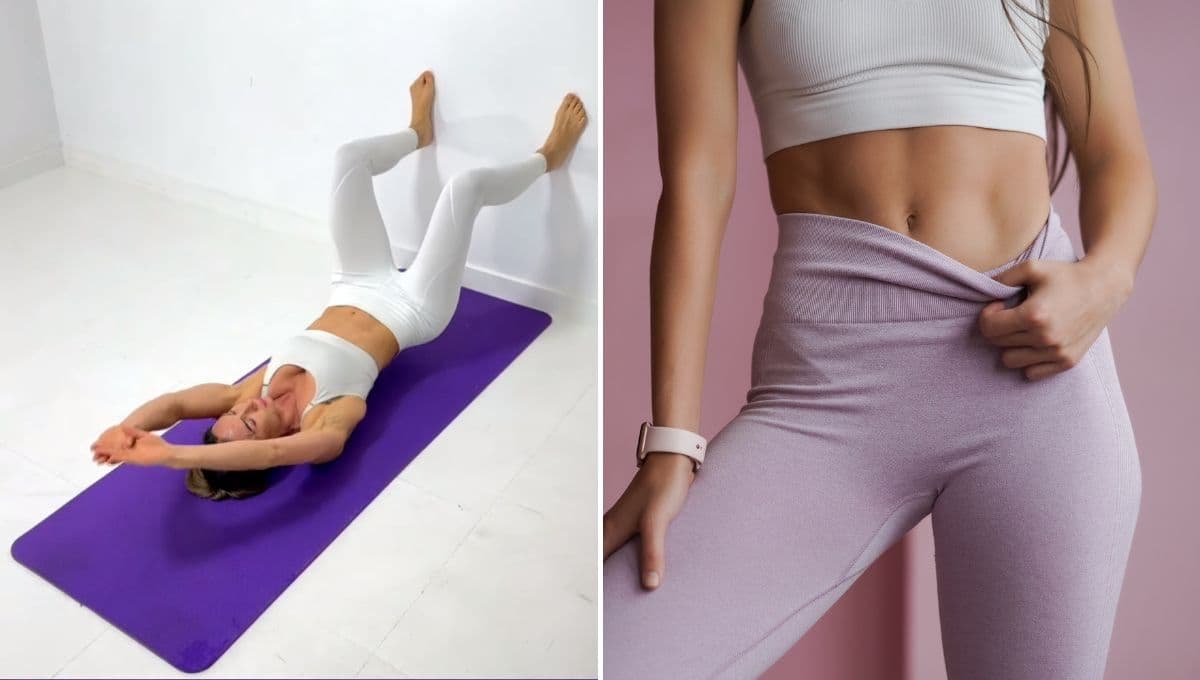 3 ejercicios de pilates para hacer diario en 5 minutos y reducir abdomen y cintura