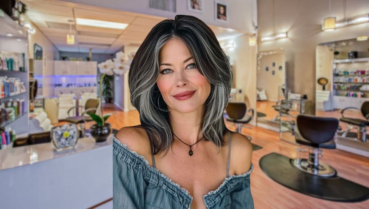 ¿Cuáles son las mejores mechas para disimular canas en cabello negro?