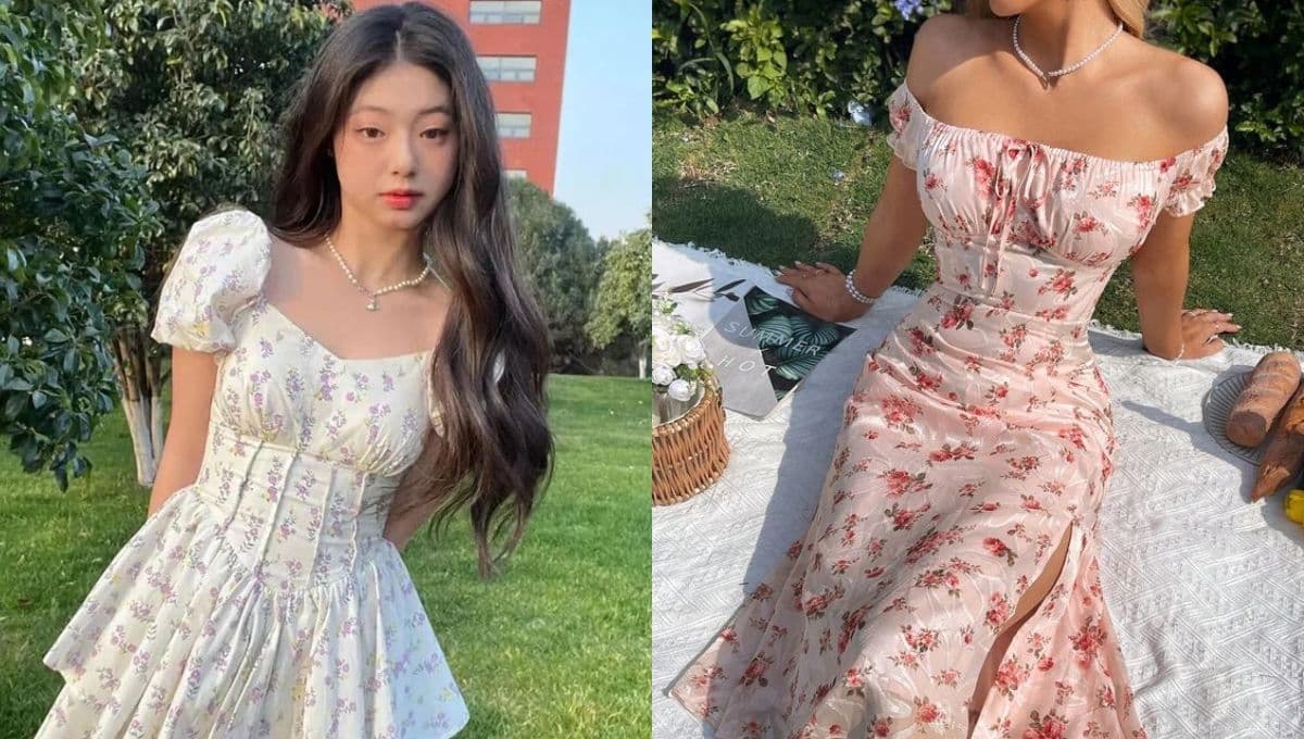 ¿Qué zapatos usar para un vestido de flores?