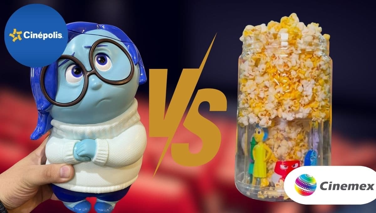 Cinépolis vs Cinemex: ¿Qué palomera de ‘Intensamente 2’ es mejor y cuál debes comprar?