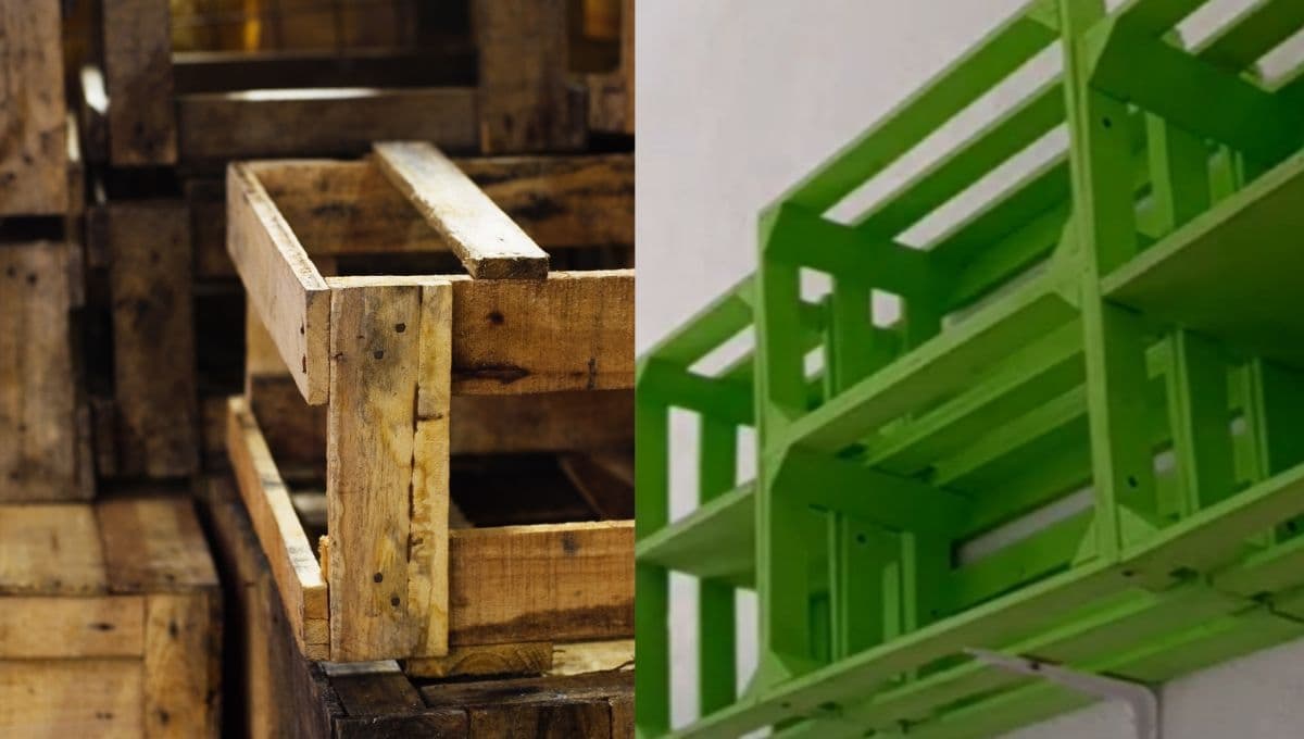 Aprende a hacer una alacena de cocina con huacales de madera fácil y con poco dinero