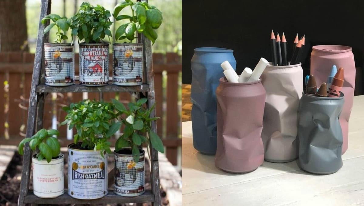 11 manualidades con material reciclado fáciles para decorar tu casa