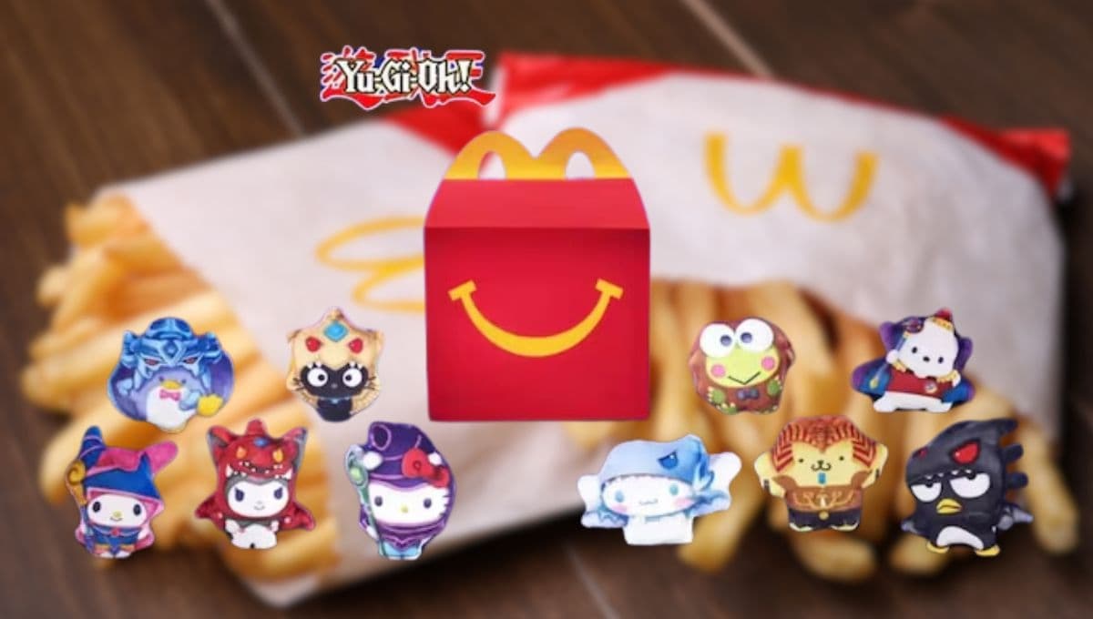 Hello Kitty x Yu Gi Oh en McDonald’s: figuras, precio y qué incluye la Cajita Feliz